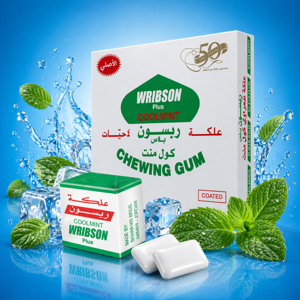 WRIBSON Plus Chewing Gum – Coolmint Flavour